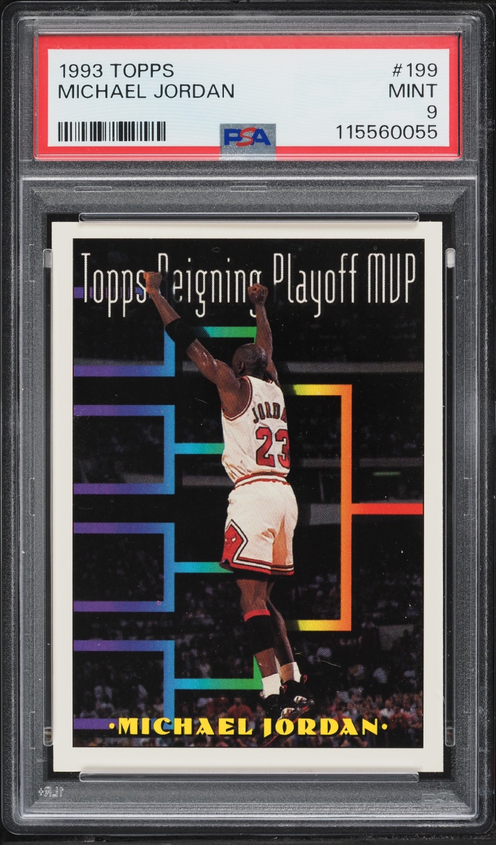 1993 Topps Basketball Michael Jordan #199 PSA 9 MINT