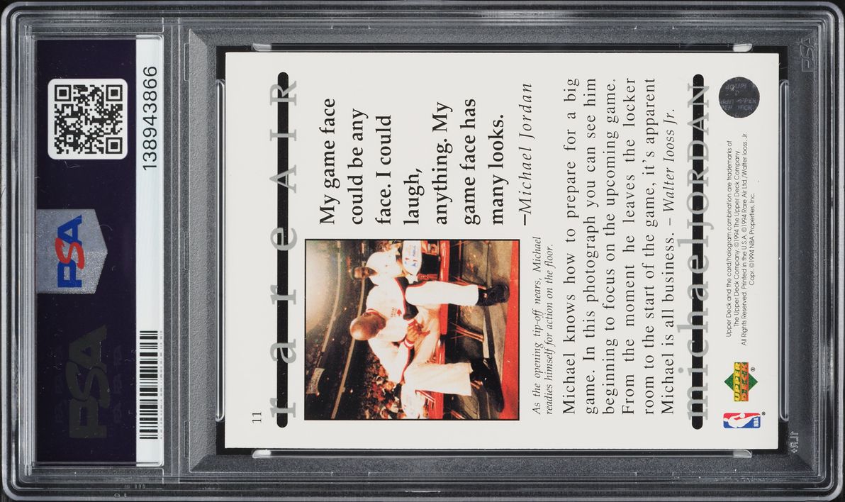 1994 Upper Deck MJ Rare Air Michael Jordan #11 PSA 9 MINT