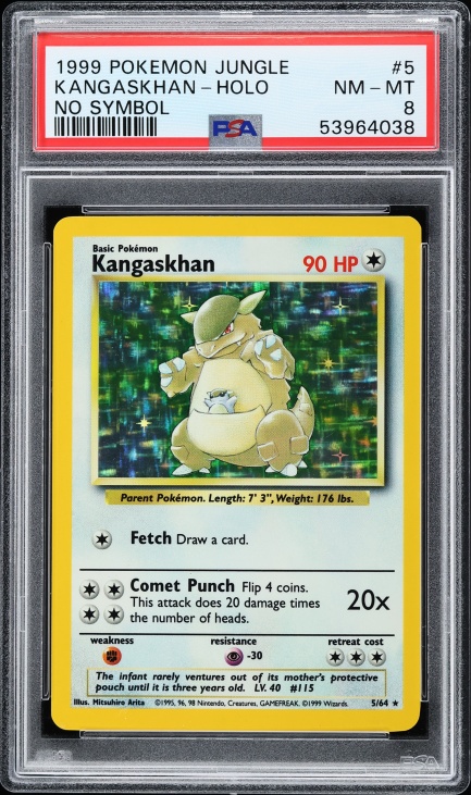 1995 kangaskhan pokemon card value - Jungle - The item may be similar but not exactly the same as the image (e.g 1999 Pokemon Jungle No Symbol