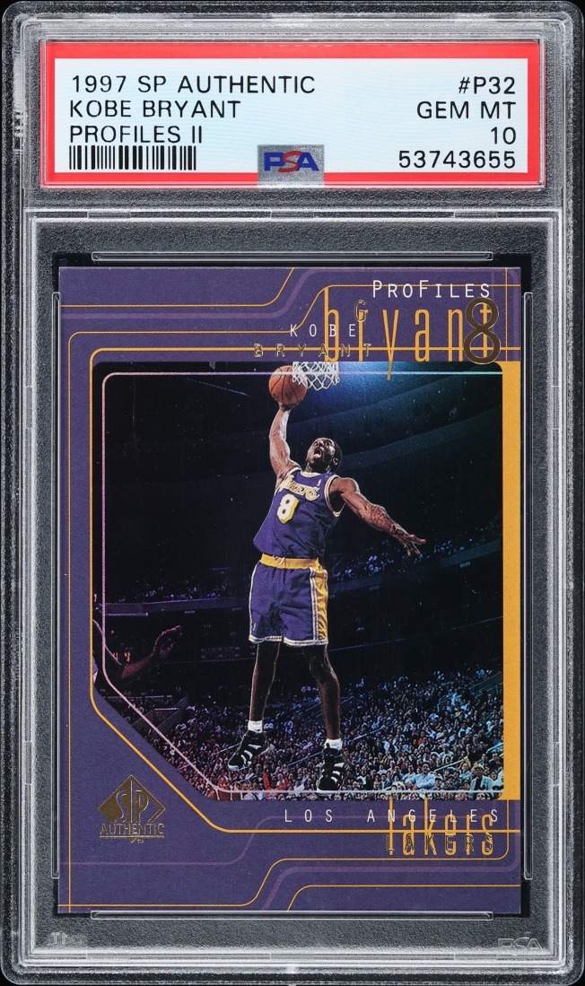 1997 SP Authentic Profiles II Kobe Bryant #P32 PSA 10 GEM MINT