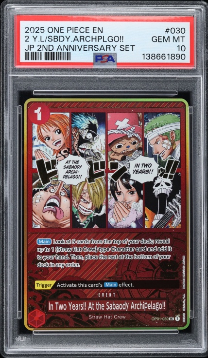 2025 One Piece 2nd Anniversary Set In Two Years At The Sabaody