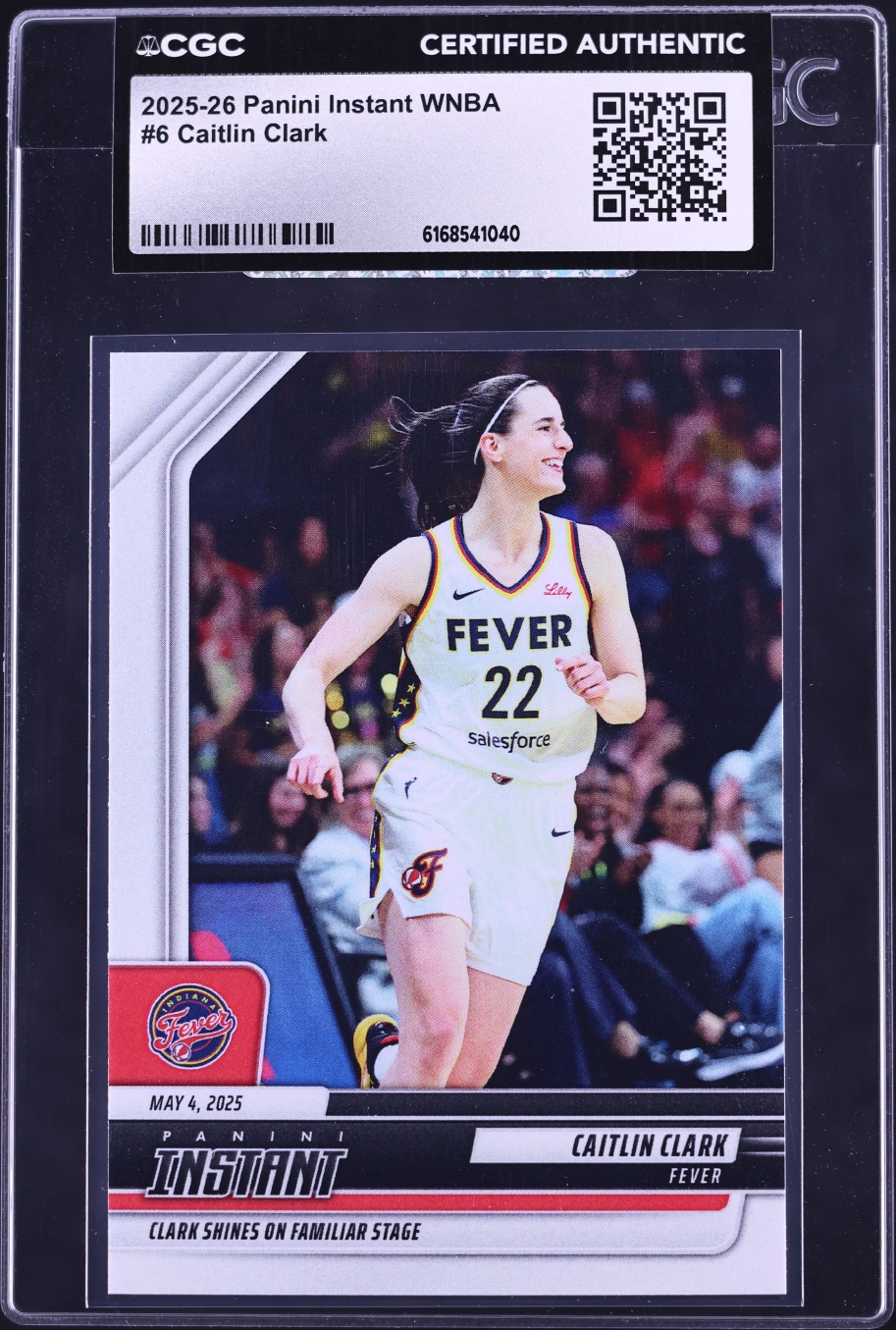 2025 Panini Instant WNBA Caitlin Clark /2597 #6 CGC AUTH
