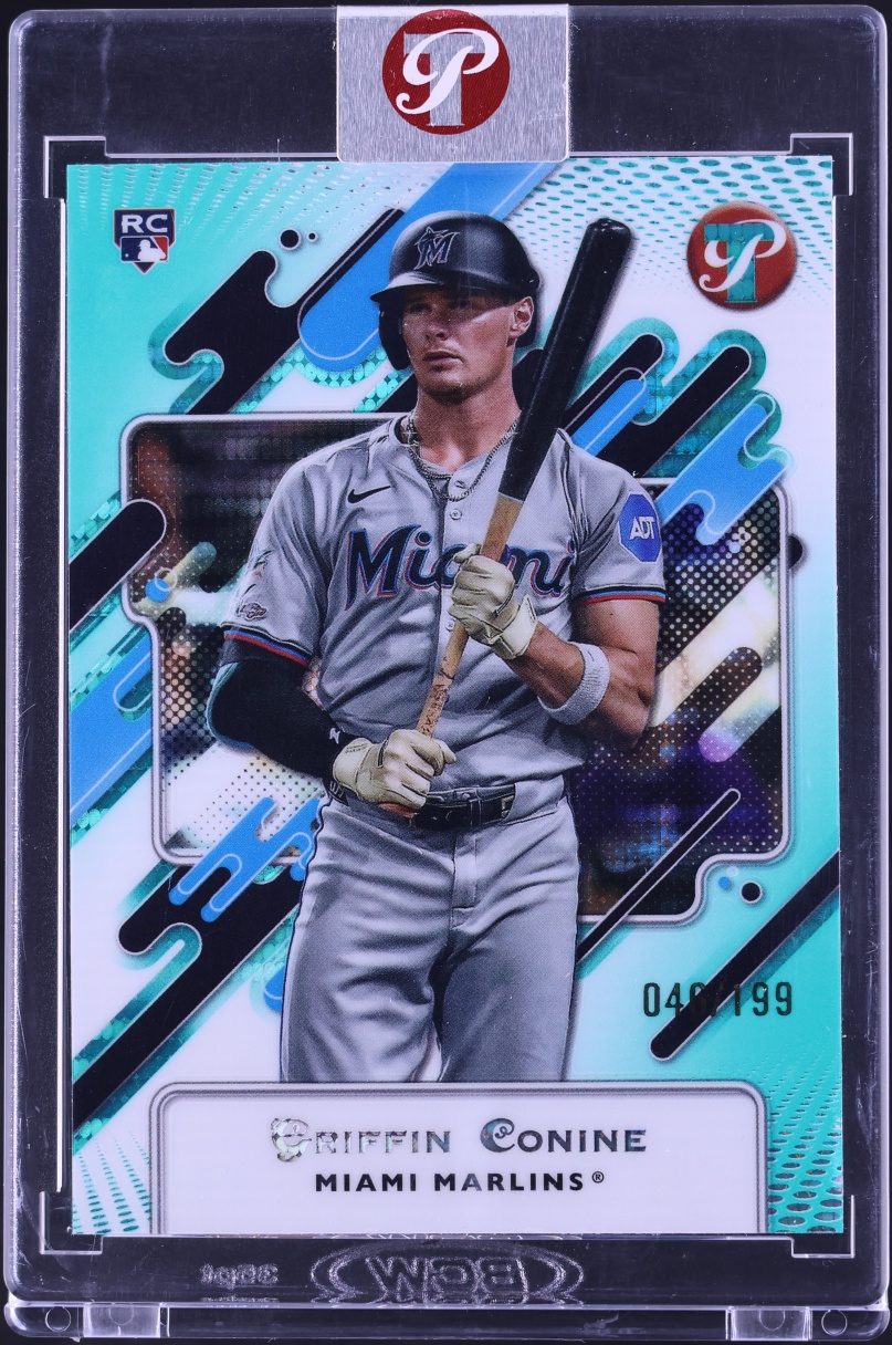 2025 Topps Pristine Aqua Refractor Griffin Conine ROOKIE /199 #165
