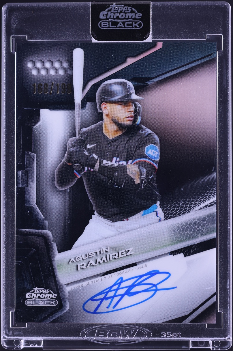 2026 Topps Chrome Black Refractor Agustin Ramirez AUTO /199 #CBA-ARA