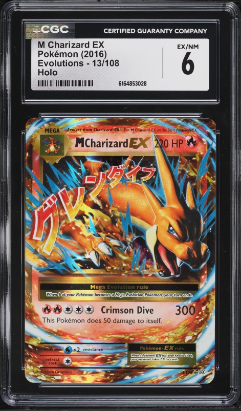 2016 Pokemon XY Evolutions M Charizard EX #13 PSA 10 GEM MINT on