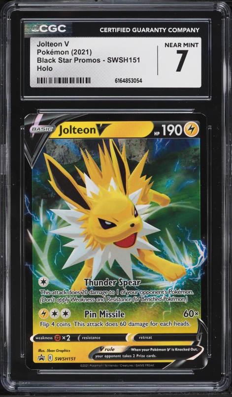 2021 Pokemon Japanese Sword & Shield Eevee Heroes Holo Jolteon V