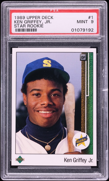 1989 Upper Deck Star Ken Griffey Jr. ROOKIE #1 PSA 9 MINT