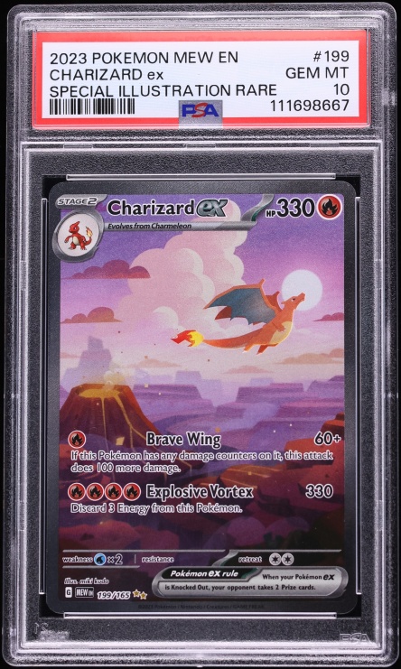 2023 Pokemon Scarlet & Violet 151 SIR Charizard ex #199 PSA 10 GEM MINT