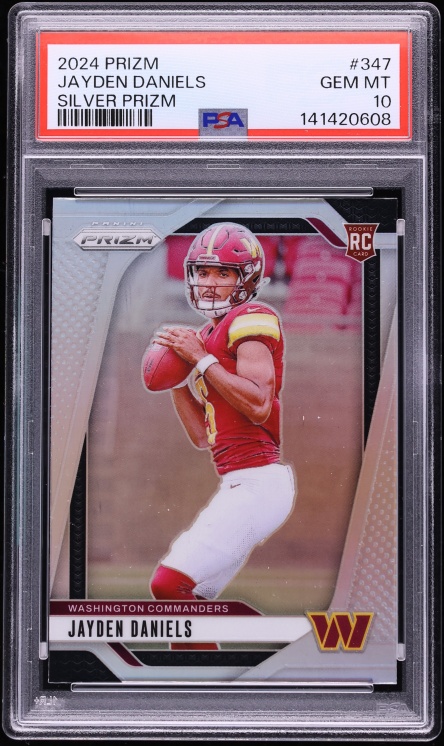 2024 Prizm Jayden Daniels Silver #347 PSA 10 | Card Ladder