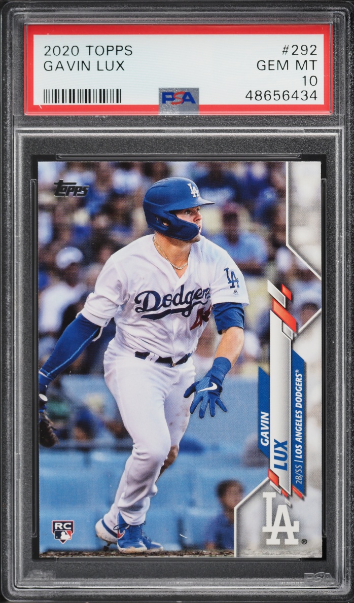 2020 Topps Gavin Lux ROOKIE #292 PSA 10 GEM MINT