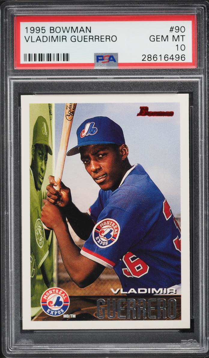 1995 Bowman Vladimir Guerrero #90 PSA 10 GEM MINT