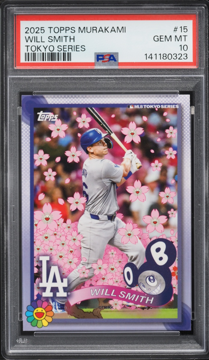 2025 Topps Takashi Murakami MLB World Tour Tokyo Series Will Smith #15 PSA 10 GEM MINT