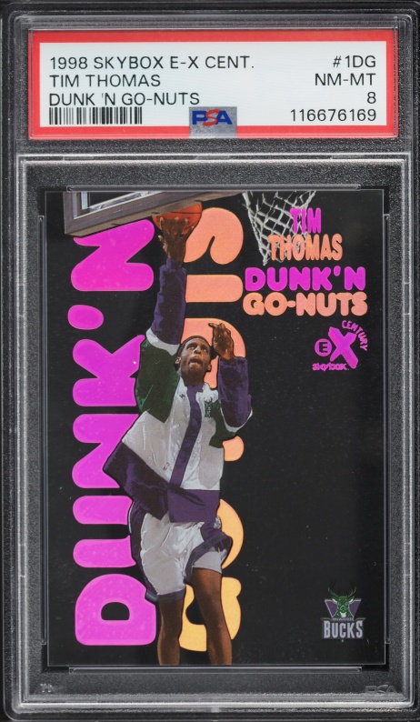 1998 Skybox E-X Century Dunk 