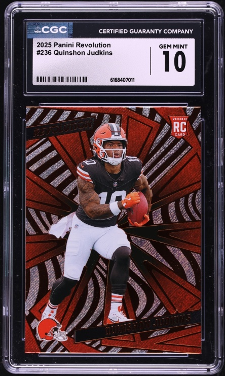 2025 Panini Revolution Quinshon Judkins ROOKIE #236 CGC 10 GEM MINT