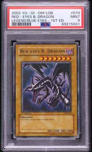 red eyes b dragon yugioh card Legendary Red-eyes B. Orica Custom Obelisk Tormentor Winged Dragon of Ra Egyptian Gods God Altered Listed cards may have imperfections. 2002 Yu-Gi-Oh! Legend Of Blue-Eyes