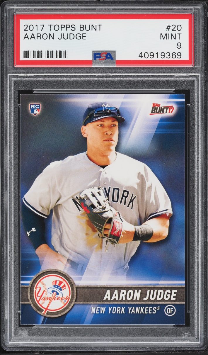 2017 Topps Bunt Aaron Judge ROOKIE #20 PSA 9 MINT