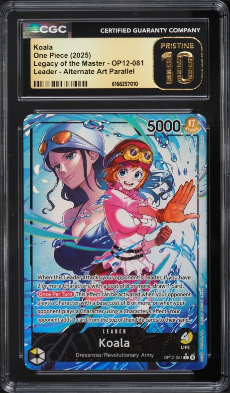 2025 One Piece Legacy Of The Master Alt Art Leader Koala #OP12-081