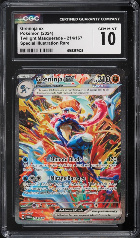 2024 Pokemon SV Black Star Promo Special Illustration Greninja ex