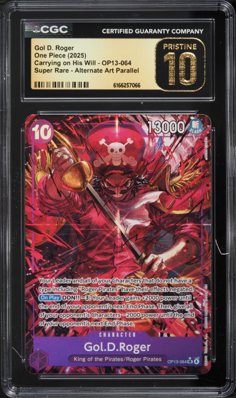 2024 One Piece Japanese A New Emperor Gol D. Roger #OP09-118 CGC