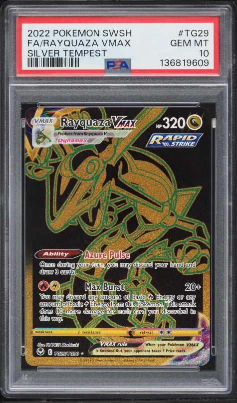 2021 Pokemon Japanese SWSH VMAX Climax Gold Rare Rayquaza VMAX