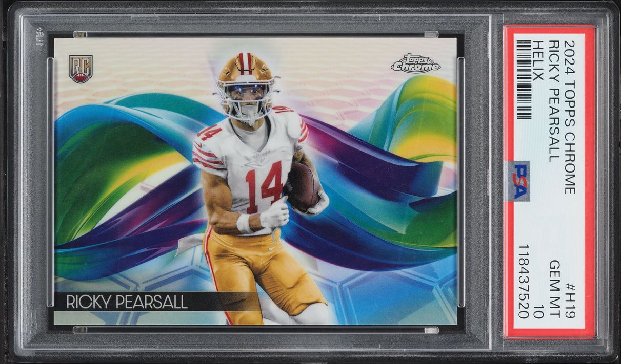 2024 Topps Chrome Helix Ricky Pearsall ROOKIE #H-19 PSA 10 GEM MINT