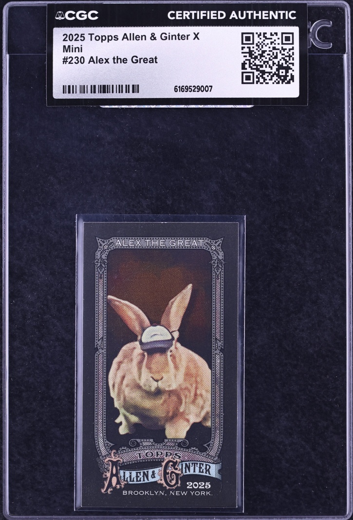 2025 Topps Allen & Ginter X Mini Alex The Great #230 CGC AUTH