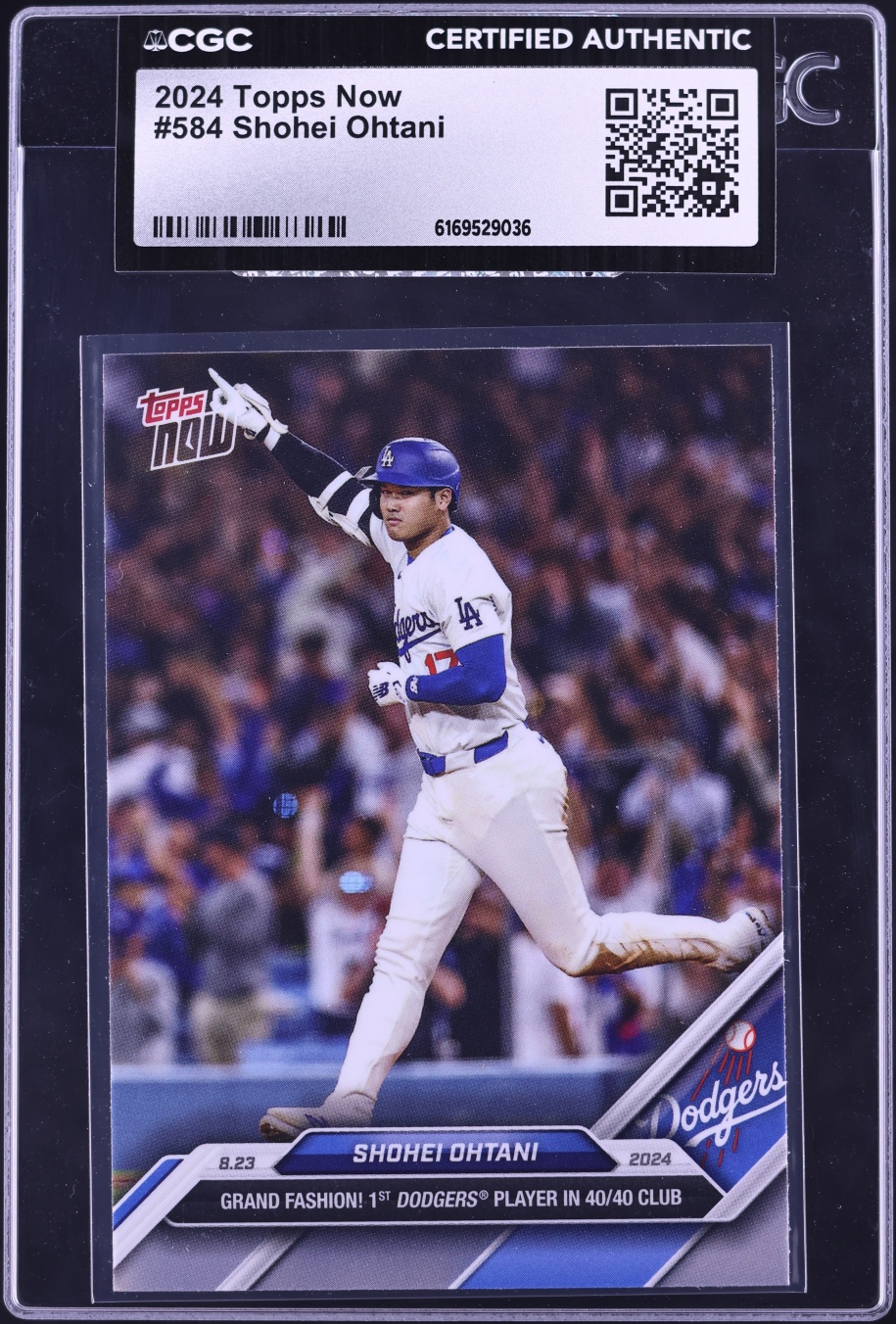 2024 Topps Now Shohei Ohtani #584 CGC AUTH