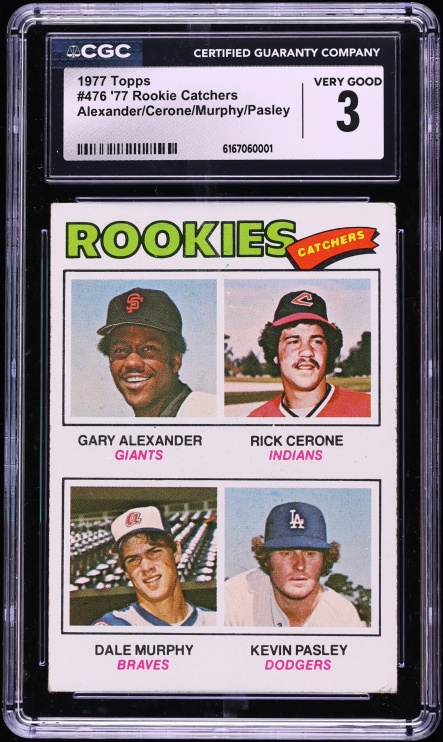 1977 Topps Rookie Catchers #476 CGC 3 VG