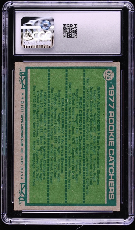 1977 Topps Rookie Catchers #476 CGC 3 VG