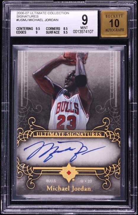 2006 Ultimate Collection Signatures Michael Jordan AUTO #US-MJ BGS 9 MINT