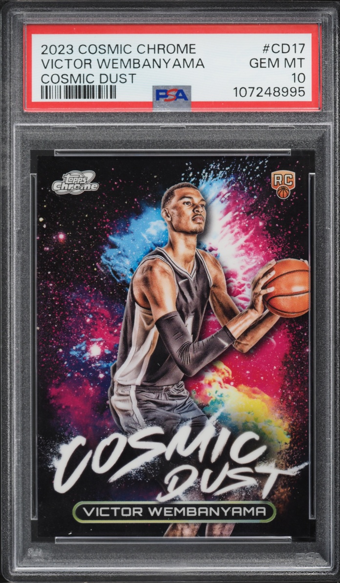 2023 Topps Chrome Cosmic Dust Victor Wembanyama ROOKIE #CD-17 PSA 10 GEM MINT
