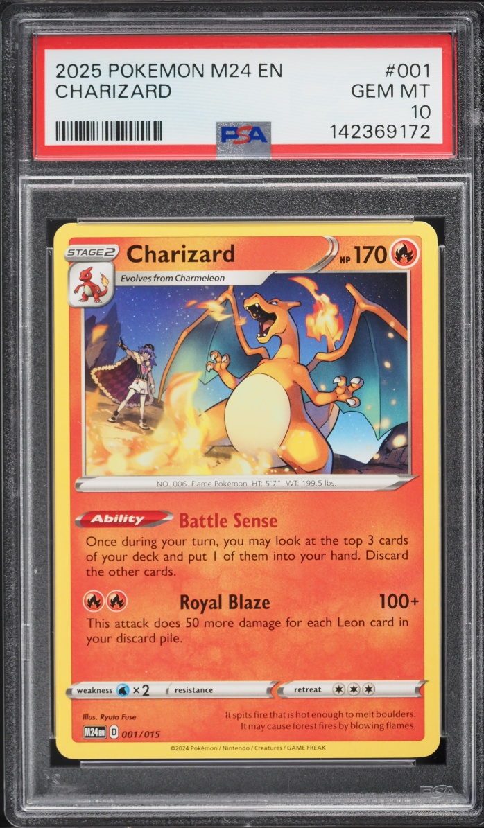 2025 Pokemon Scarlet & Violet McDonald's Collection '24 Charizard #1 PSA 10 GEM MINT