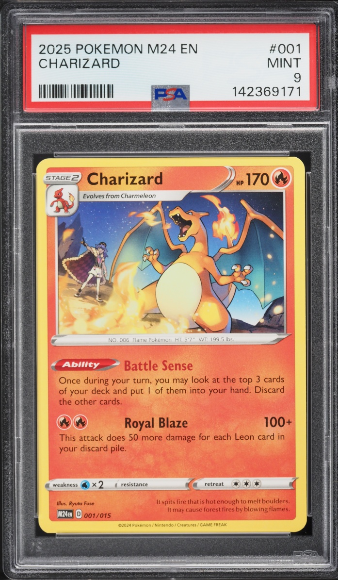 2025 Pokemon Scarlet & Violet McDonald's Collection '24 Charizard #1 PSA 9 MINT