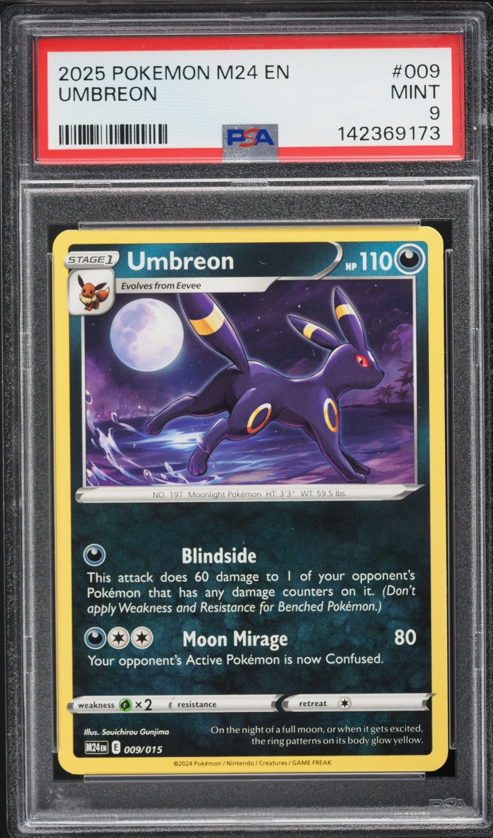 2025 Pokemon Scarlet & Violet McDonald's Collection Umbreon #9 PSA 9 MINT