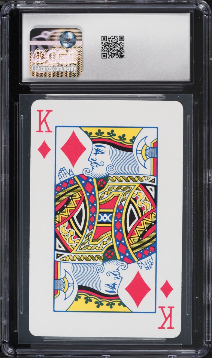 1973 U.S. Playing Card Company Lou Gehrig KING OF DIAMONDS CGC 10 GEM MINT