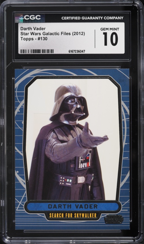 2012 Topps Star Wars Galactic Files Darth Talon #220 CGC 9 MINT on