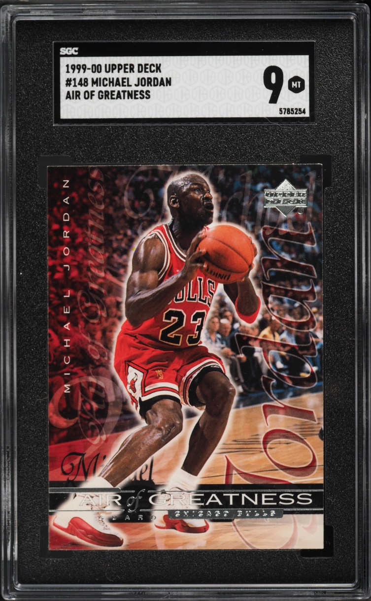 1999 Upper Deck Air Of Greatness Michael Jordan #148 SGC 9 MINT