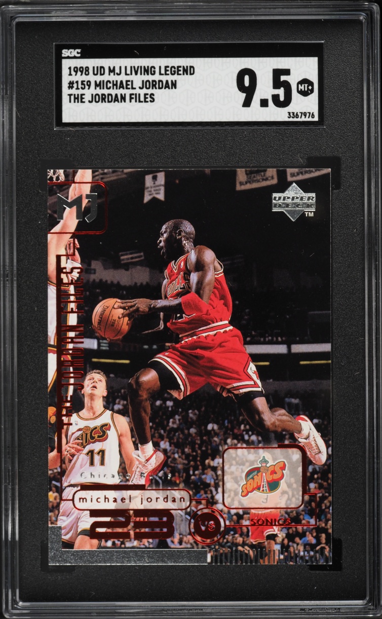 1998 Upper Deck MJ Living Legend The Jordan Files Michael Jordan #159 SGC 9.5 MINT+