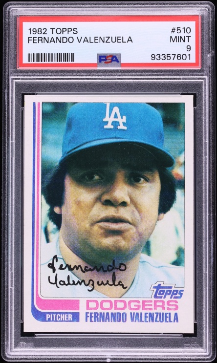 1982 Topps Fernando Valenzuela #510 PSA 9 MINT