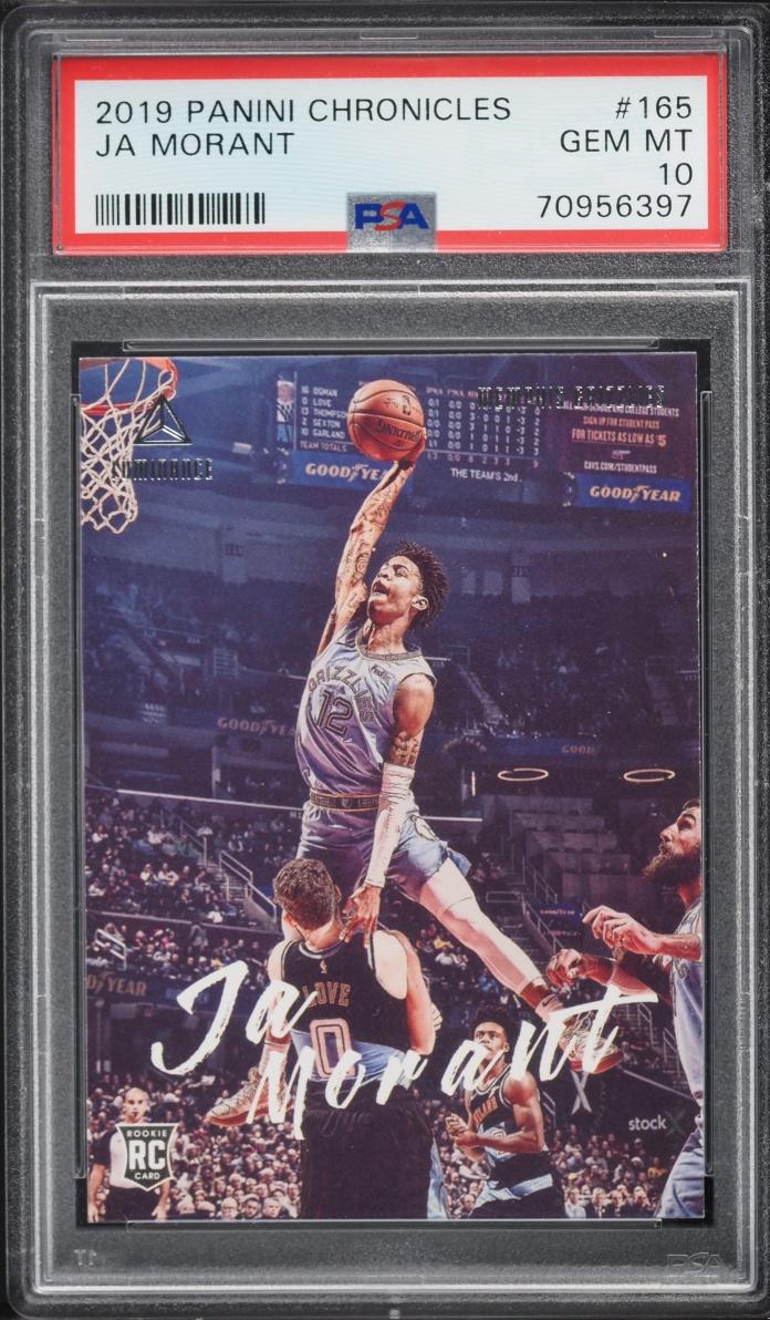2019 Panini Chronicles Luminance Ja Morant ROOKIE #165 PSA 10 GEM MINT