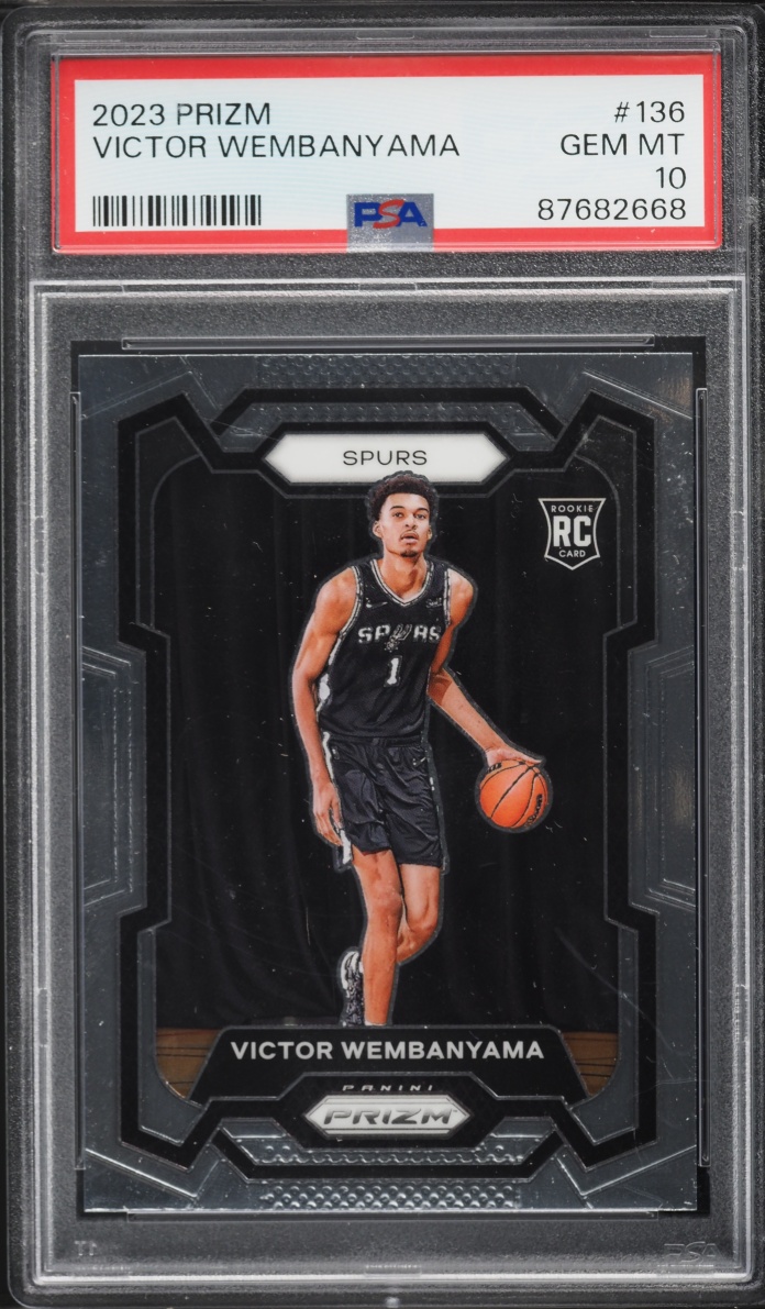 2023 Panini Prizm Victor Wembanyama ROOKIE #136 PSA 10 GEM MINT