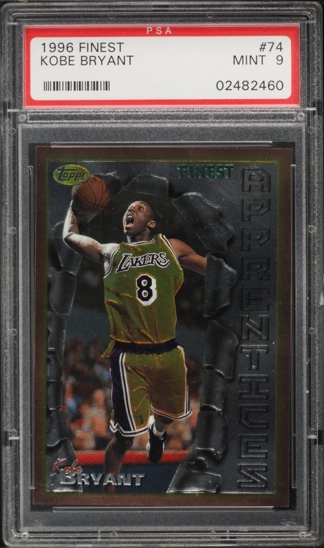 1996 Skybox E-X2000 Kobe Bryant ROOKIE #30 PSA 9 MINT on Fanatics