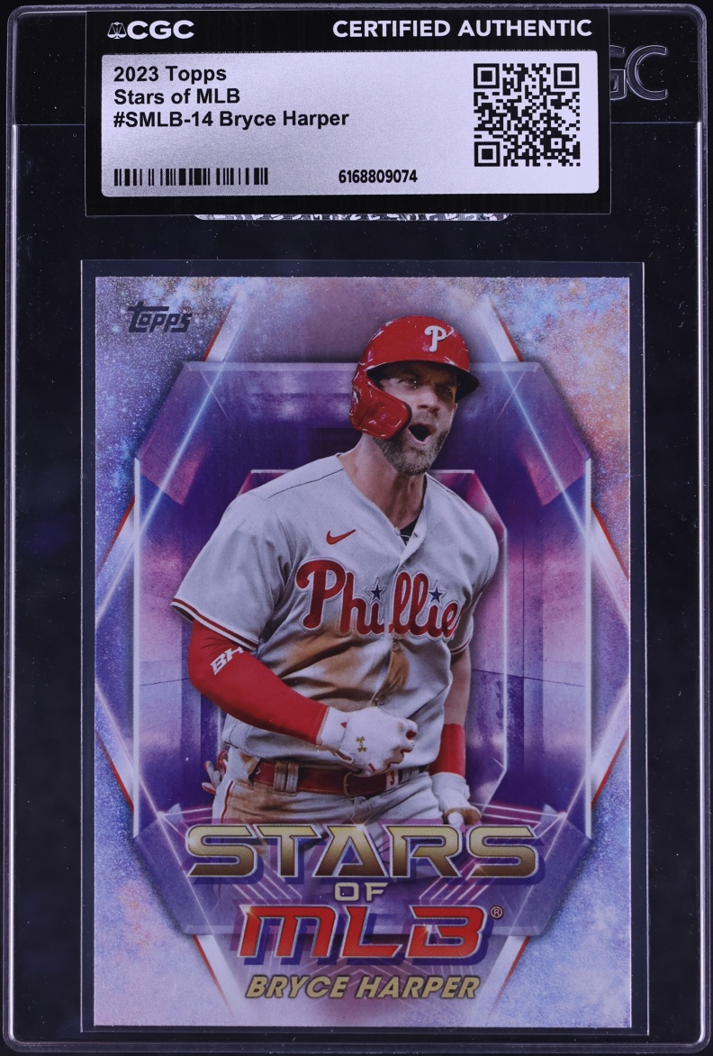 2023 Topps Stars Of MLB Bryce Harper #SMLB-14 CGC AUTH