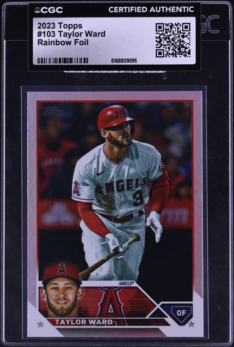 2023 Topps Rainbow Foil Taylor Ward #103 CGC AUTH