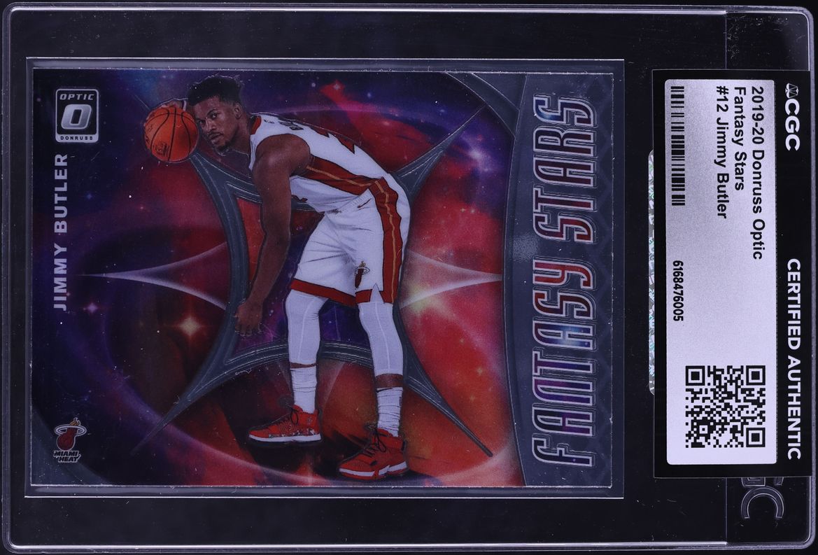 2019 Donruss Optic Fantasy Stars Jimmy Butler #12 CGC AUTH