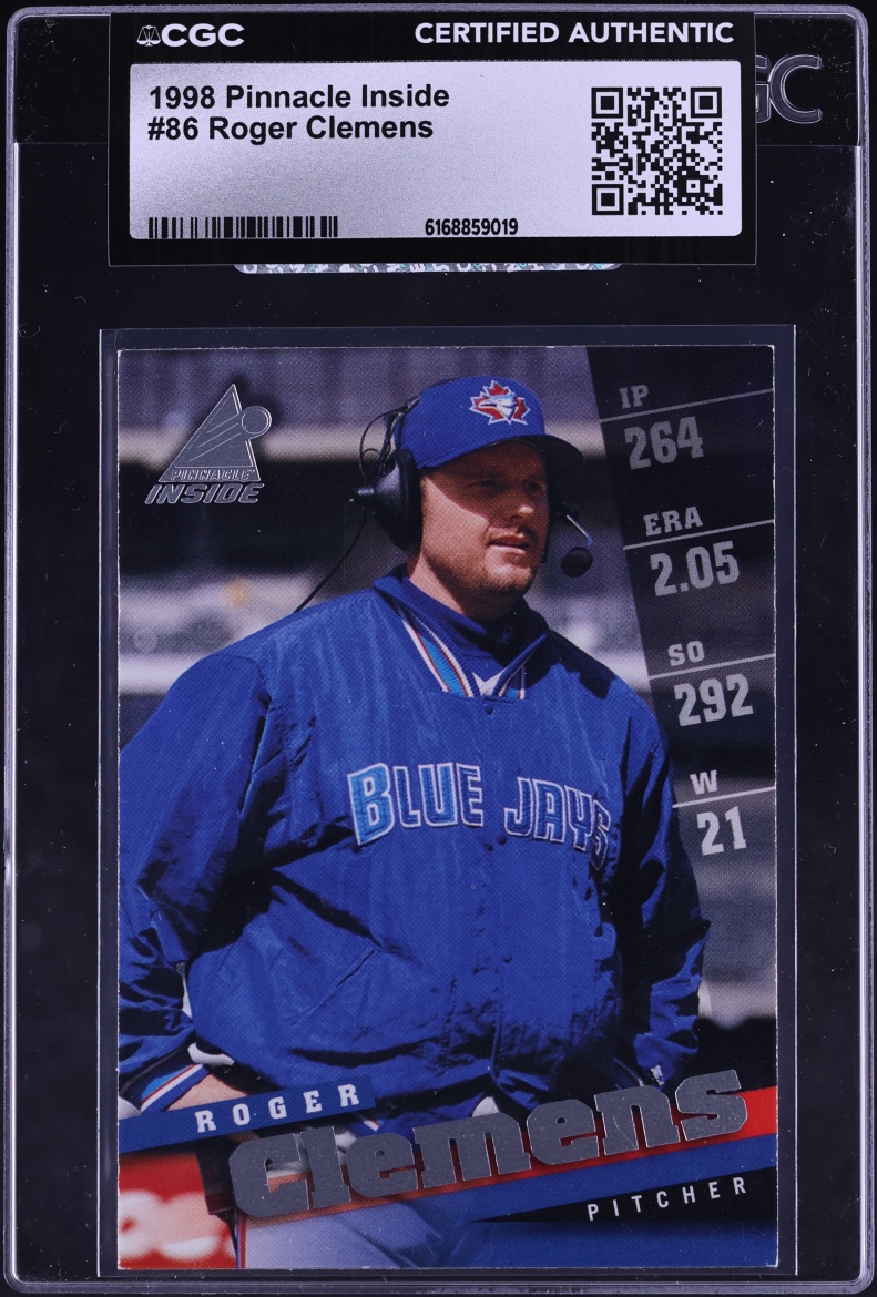 1998 Pinnacle Inside Roger Clemens #86 CGC AUTH