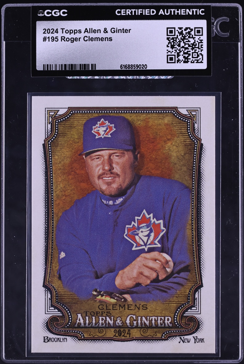 2024 Topps Allen & Ginter Roger Clemens #195 CGC AUTH