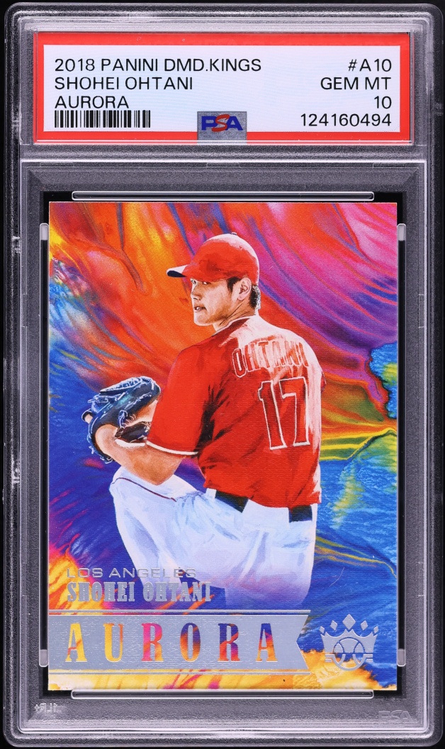 2018 Panini Diamond Kings Aurora Shohei Ohtani ROOKIE #A10 PSA 10 GEM MINT