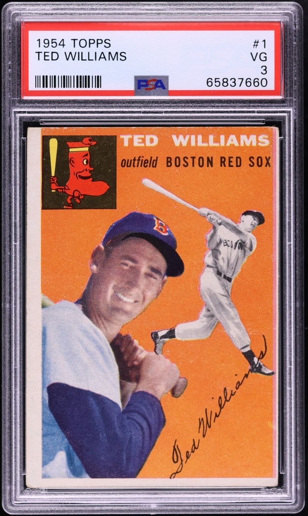 1954 Topps Ted Williams #1 PSA 3 VG
