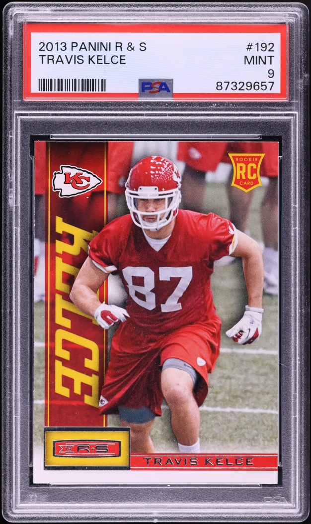 2013 Panini Rookies & Stars Travis Kelce ROOKIE #192 PSA 9 MINT